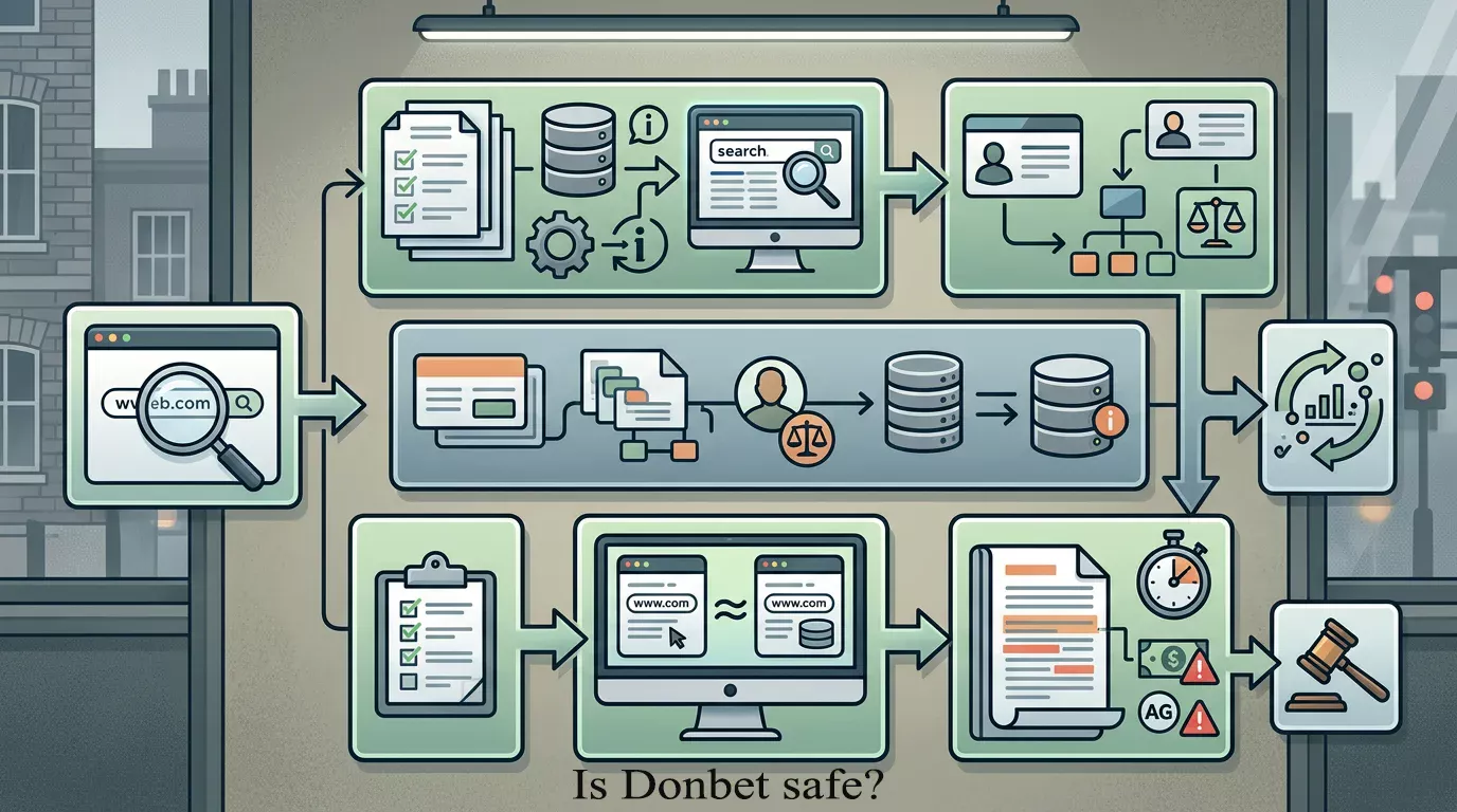 Is Donbet safe UK: licence-check workflow across registry, operator, domain and terms